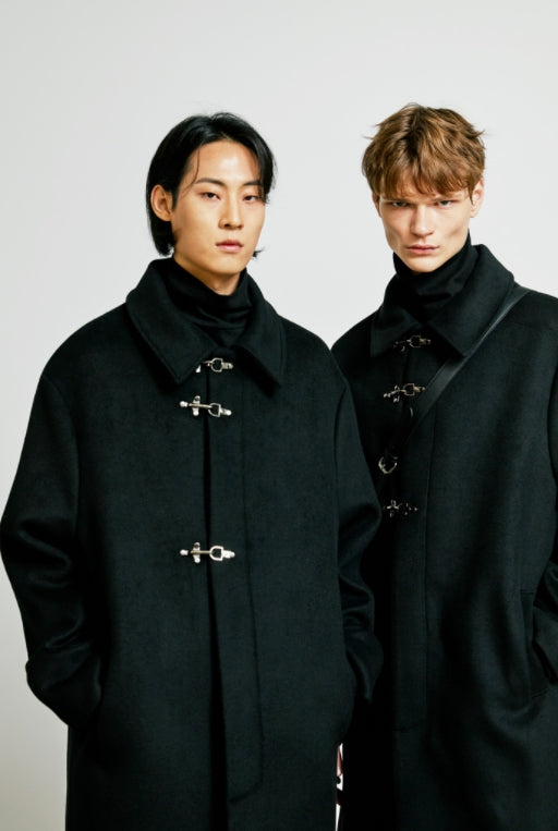 SSY(エスエスワイ)  deckhook single mac coat black