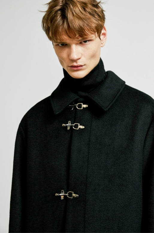 SSY(エスエスワイ)  deckhook single mac coat black