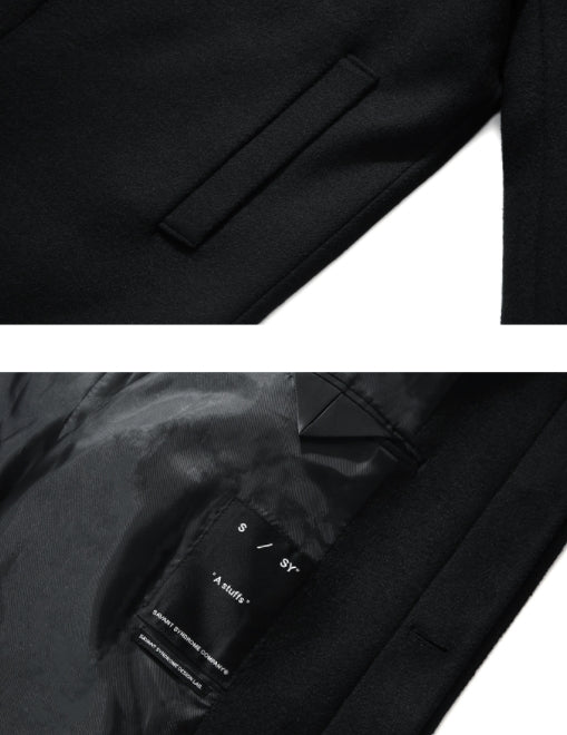 SSY(エスエスワイ)  deckhook single mac coat black
