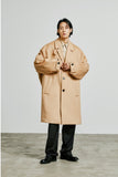 SSY(エスエスワイ)  collar up single overfit coat beige