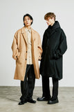 SSY(エスエスワイ)  collar up single overfit coat beige