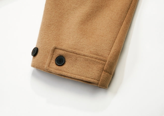 SSY(エスエスワイ)  collar up single overfit coat beige