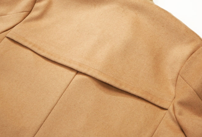 SSY(エスエスワイ)  collar up single overfit coat beige