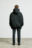 SSY(エスエスワイ) essential oversize duckdown peded parka black