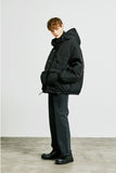 SSY(エスエスワイ) essential oversize duckdown peded parka black