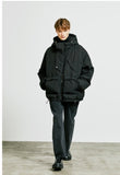 SSY(エスエスワイ) essential oversize duckdown peded parka black