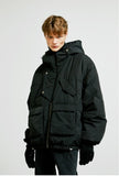 SSY(エスエスワイ) essential oversize duckdown peded parka black
