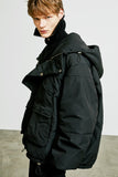 SSY(エスエスワイ) essential oversize duckdown peded parka black
