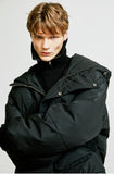 SSY(エスエスワイ) essential oversize duckdown peded parka black