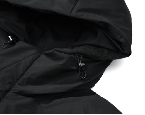 SSY(エスエスワイ) essential oversize duckdown peded parka black