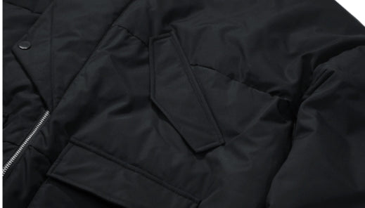 SSY(エスエスワイ) essential oversize duckdown peded parka black