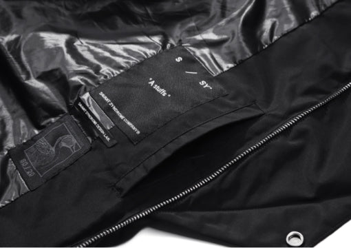 SSY(エスエスワイ) essential oversize duckdown peded parka black