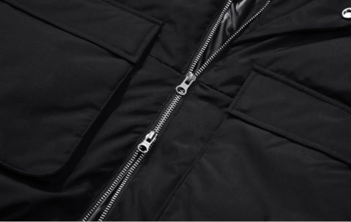 SSY(エスエスワイ) essential oversize duckdown peded parka black