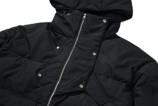 SSY(エスエスワイ) essential oversize duckdown peded parka black