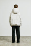 SSY(エスエスワイ) essential oversize duckdown peded parka grey