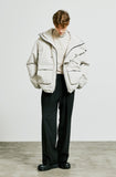 SSY(エスエスワイ) essential oversize duckdown peded parka grey
