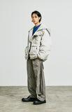 SSY(エスエスワイ) essential oversize duckdown peded parka grey
