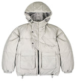 SSY(エスエスワイ) essential oversize duckdown peded parka grey