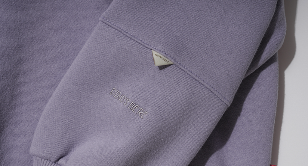 ダブルユーブイプロジェクト(WV PROJECT) Finding Dino Sweatshirt Lavender JIMT7538