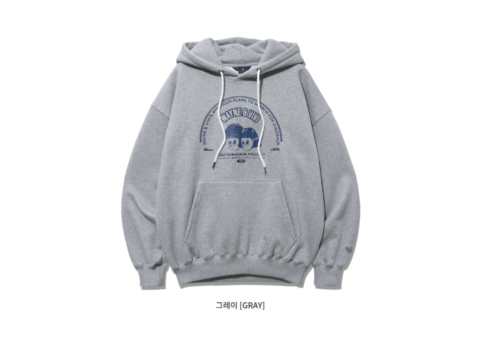 ダブルユーブイプロジェクト(WV PROJECT) Darle Project Hood Gray JJHD7532