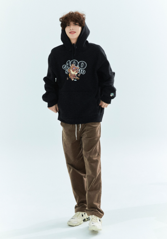 AQO_studiospace(アコスタジオスペース)     AQO X LoL TEEMO BOKSIL HOODIE BLACK