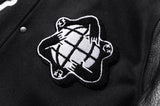 マスノウン(MASSNOUN) DIVERSITY REAL VARSITY JACKET MWOJK001-BK