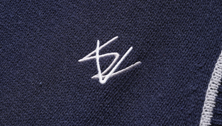 ダブルユーブイプロジェクト(WV PROJECT) Jerry Wool Knit Best Navy MJKN7524