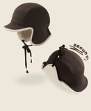 ダブルユーブイプロジェクト(WV PROJECT) Fluffy Pilot Hat Brown SHAC7557