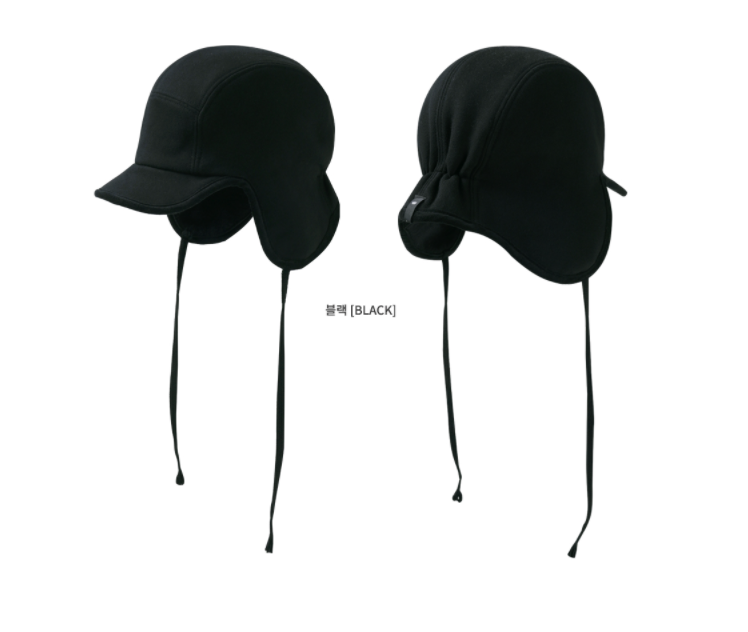 ダブルユーブイプロジェクト(WV PROJECT) Fluffy Pilot Hat Black SHAC7557
