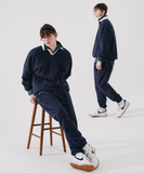 ダブルユーブイプロジェクト(WV PROJECT) Wayne Sweatpants Navy KMLP7552
