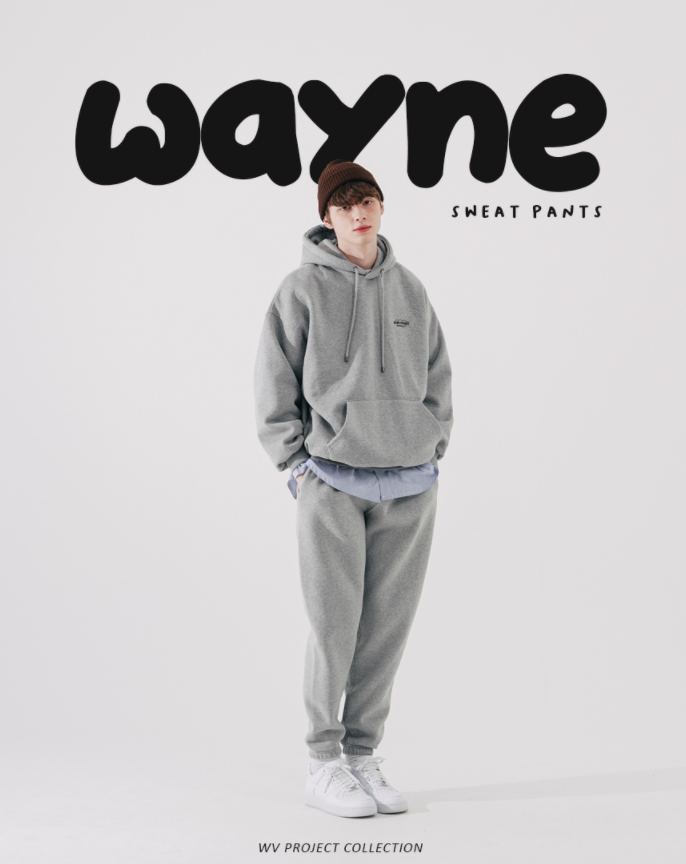 ダブルユーブイプロジェクト(WV PROJECT) Wayne Sweatpants Gray KMLP7552