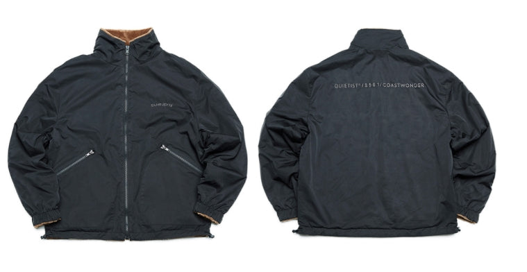 QUIETIST (クワイエティスト) Reversible Fleece Wind-Stopper (black)