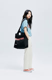 QUIETIST (クワイエティスト) Square Cotton 2 in 1 Shoulder Bag (black)