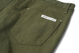 QUIETIST (クワイエティスト) Jungle Cotton One-tuck Shorts (khaki)