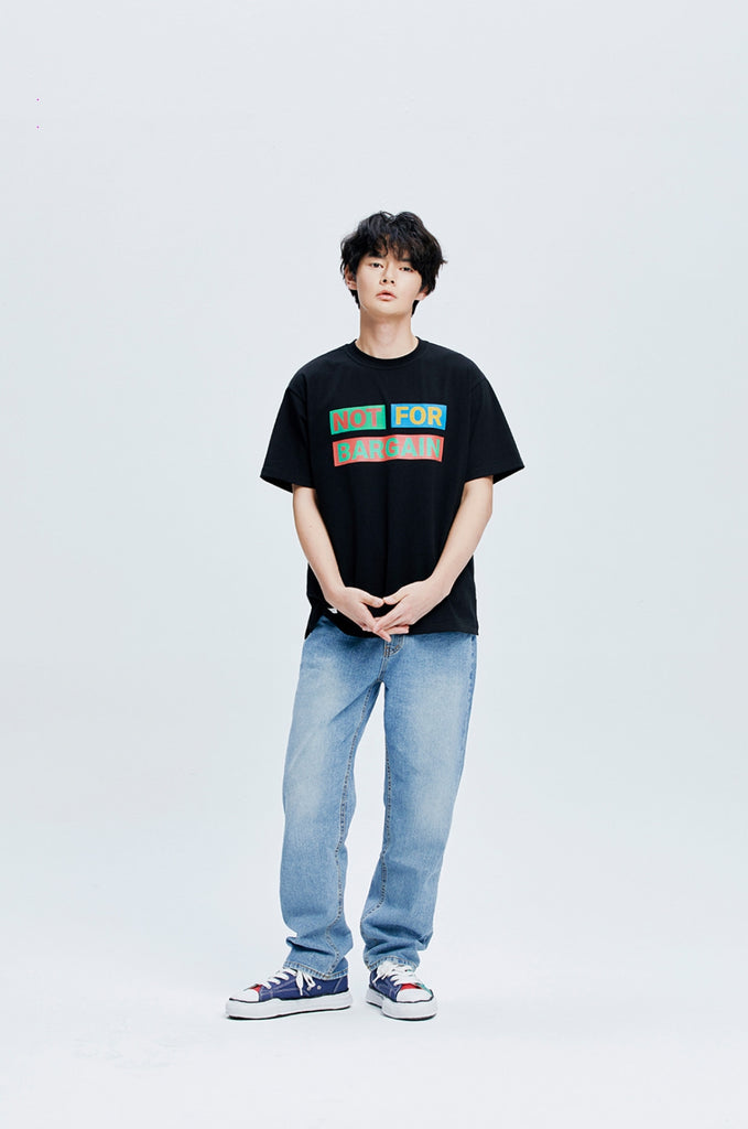 QUIETIST (クワイエティスト) Not For Bargain T-Shirts (black)