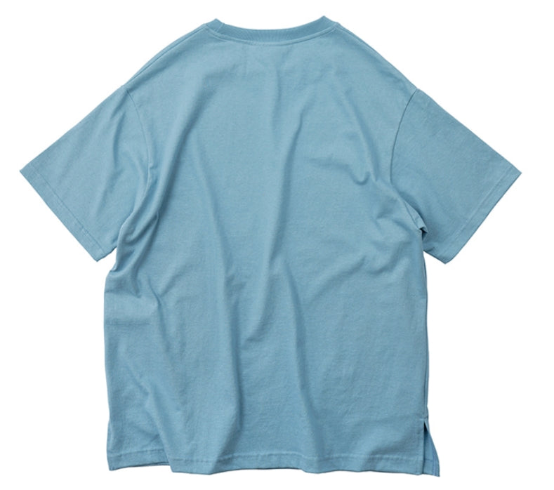 QUIETIST (クワイエティスト) Silhouette Logo T-Shirts (sky)