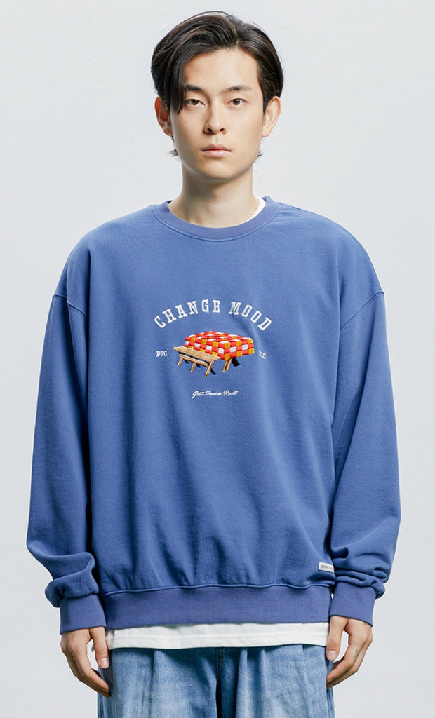 QUIETIST (クワイエティスト) Change-mood Table Sweat (teal)