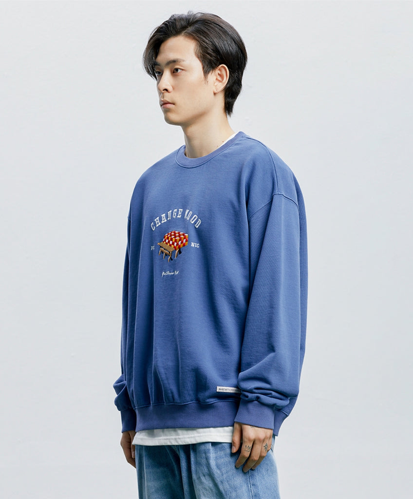 QUIETIST (クワイエティスト) Change-mood Table Sweat (teal)