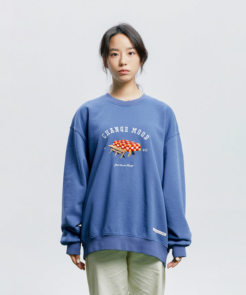 QUIETIST (クワイエティスト) Change-mood Table Sweat (teal)