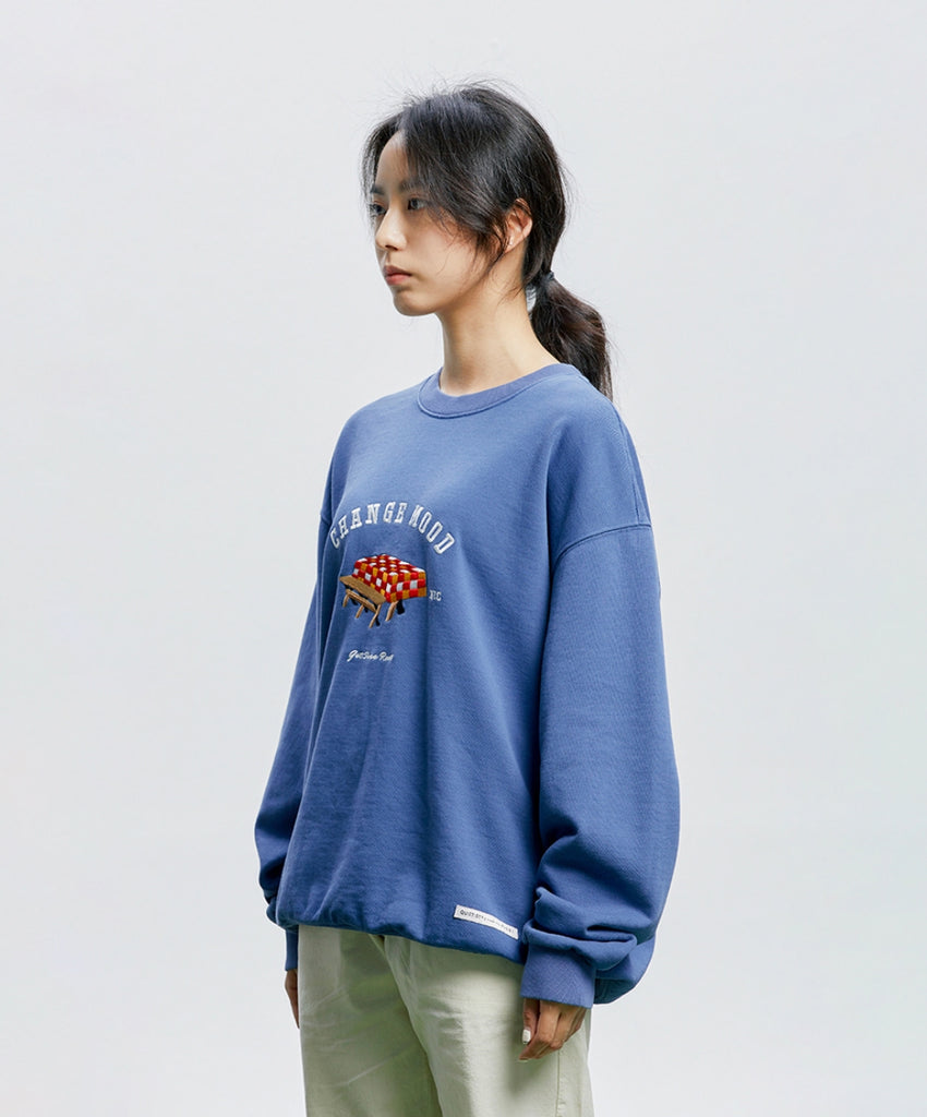 QUIETIST (クワイエティスト) Change-mood Table Sweat (teal)