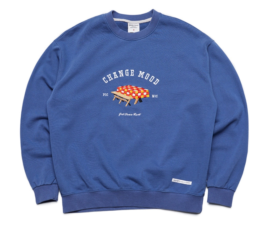 QUIETIST (クワイエティスト) Change-mood Table Sweat (teal)