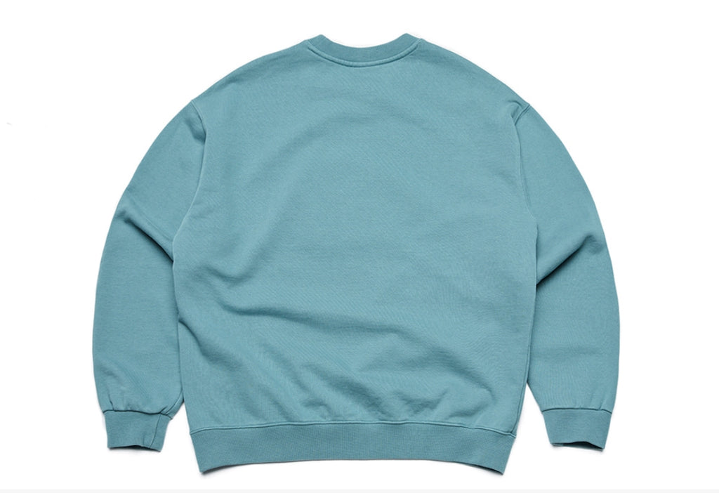QUIETIST (クワイエティスト) Change-mood Blanket Sweat (l.teal)