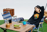 QUIETIST (クワイエティスト) Change-mood Blanket Sweat (black)