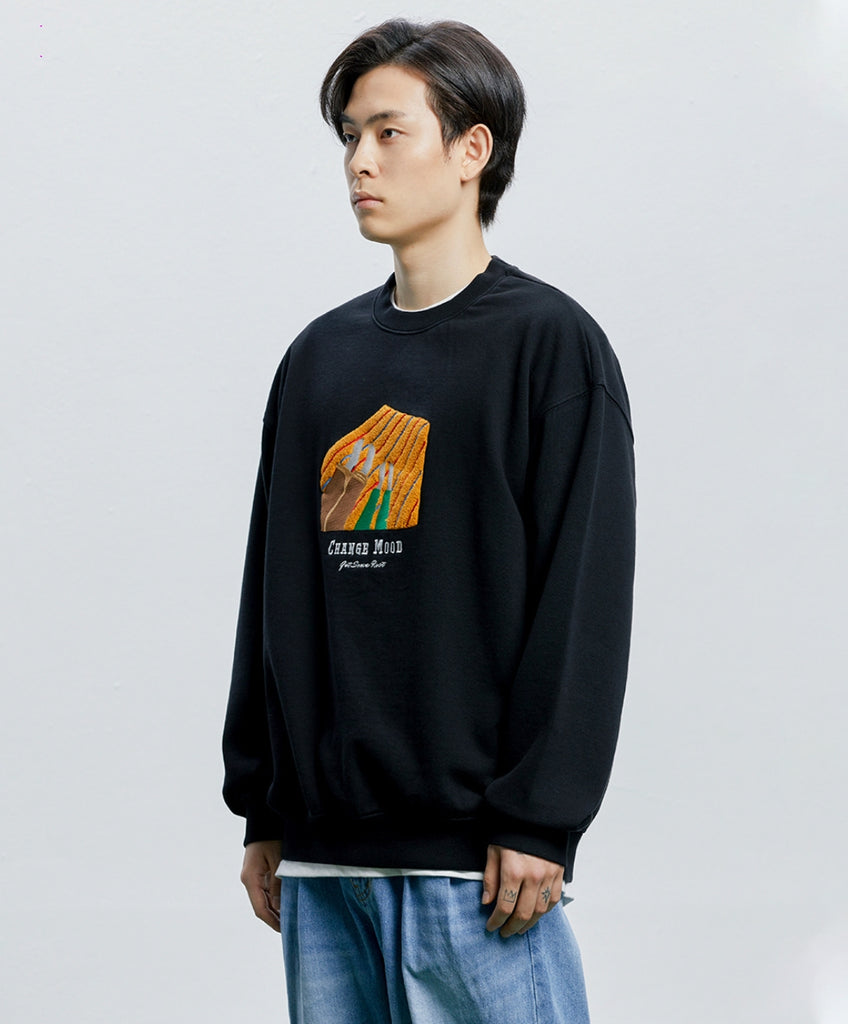 QUIETIST (クワイエティスト) Change-mood Blanket Sweat (black)
