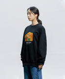 QUIETIST (クワイエティスト) Change-mood Blanket Sweat (black)