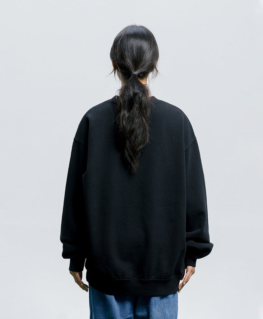 QUIETIST (クワイエティスト) Change-mood Blanket Sweat (black)
