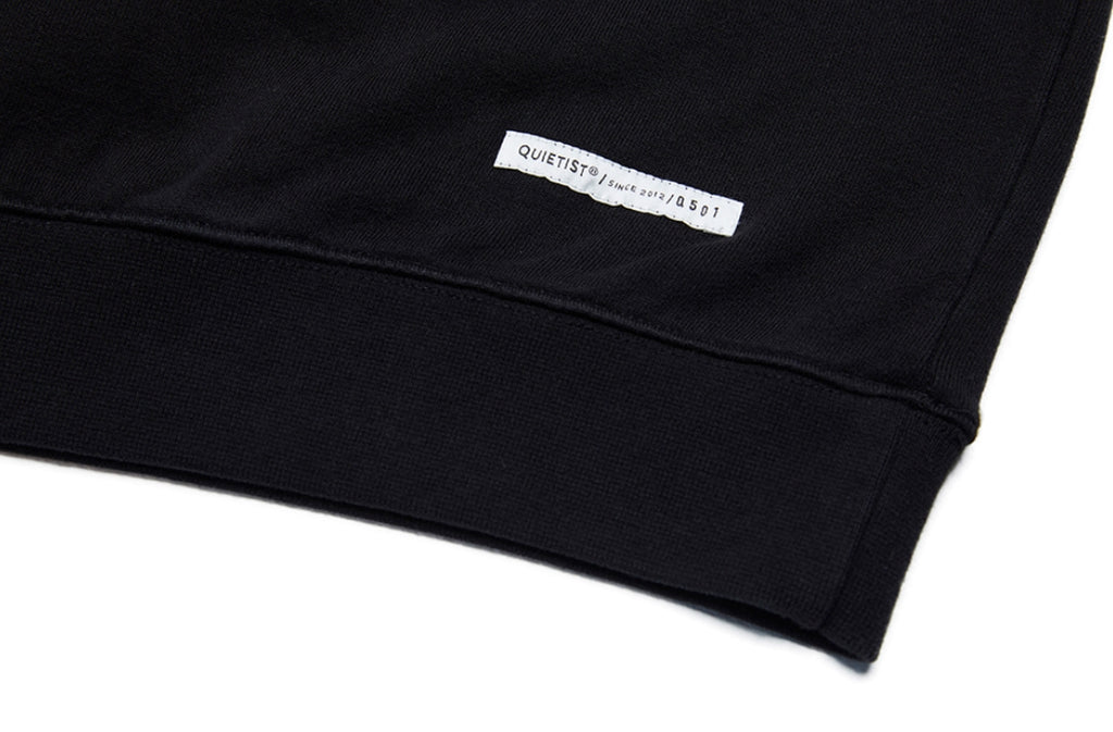 QUIETIST (クワイエティスト) Change-mood Blanket Sweat (black)