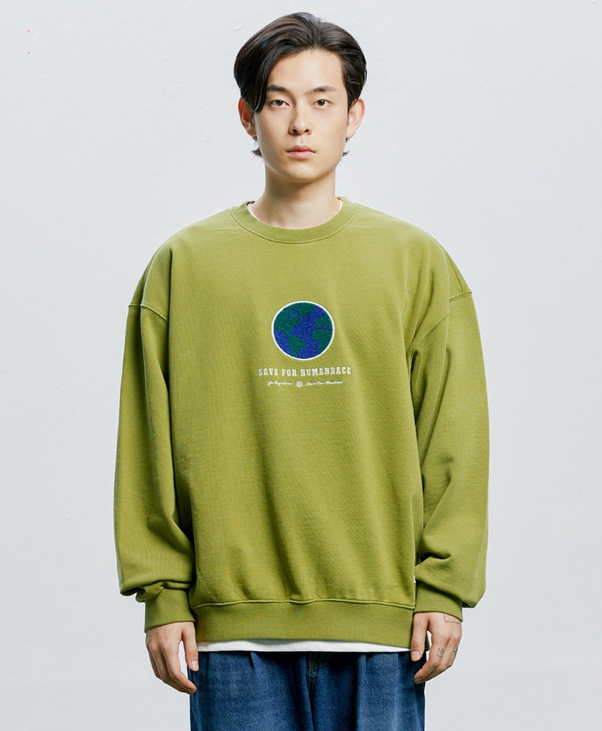 QUIETIST (クワイエティスト) Save For Human-race Sweat (olive)