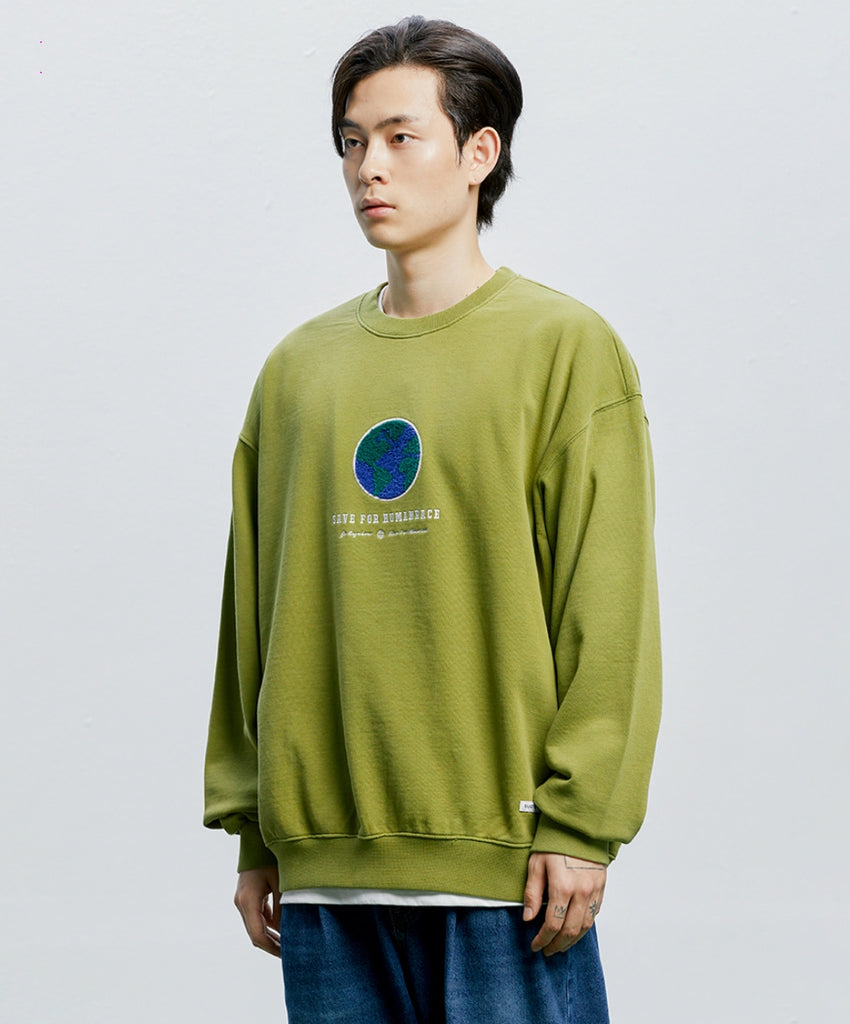 QUIETIST (クワイエティスト) Save For Human-race Sweat (olive)