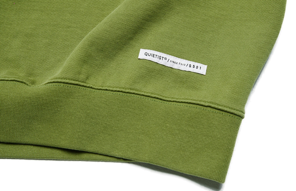 QUIETIST (クワイエティスト) Save For Human-race Sweat (olive)